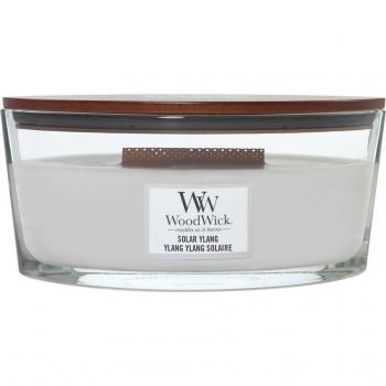 Woodwick Solar Ylang Scented Candle with Wooden Wick (Hearthwick) 453.6 g