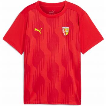 Camiseta Prematch Infantil RC Lens 2024/25 - Camiseta de manga corta, diseño oficial del equipo, talla junior, temporada 2024/25