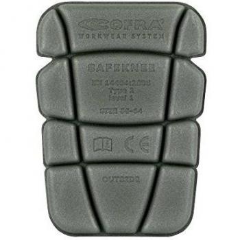 COFRA V160-0-01.Z/4 Acolchado Safe Knee, Negro, Größe L