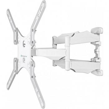 Soporte de Pared Onkron M5 para TV de 37-70, VESA 400x400, Máx. 36.4Kg, Inclinable y Giratorio, Color Blanco
