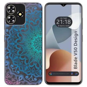 Funda Silicona Transparente Mandala para Zte Blade V50 Design 4G
