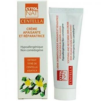 Cytolnat Centella Soothing and Repairing Cream 50ml - Hydrates, Repairs, Calms Redness and Irritations - For Sensitive and Fragile Skin - Natural Formula