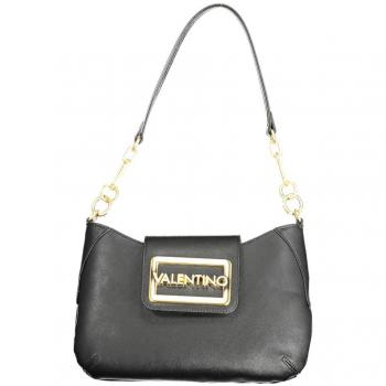 Valentino by Mario Valentino Black Polyethylene Shoulder Bag with Contrast Details, ONE SIZE, Female