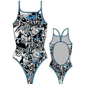 Turbo Traje De Baño Multi Triatlón Negro/Azul L