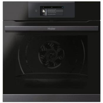 Horno Multifunción Haier HWO60SM5T5BH, 60 cm, Aquálisis, Conectividad Wifi, Sonda Térmica, Negro, Serie I-Touch Series 4