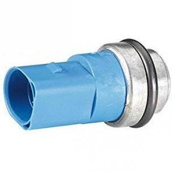 HELLA 6ZT 181 611-081 Interruptor de temperatura, ventilador del radiador - 12V - 4polos - Conector plano - enchufado - Salida doble/Contacto de cierre - con junta