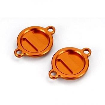 V PARTS - 38222 : Tapa Filtro De Aceite Naranja Ktm