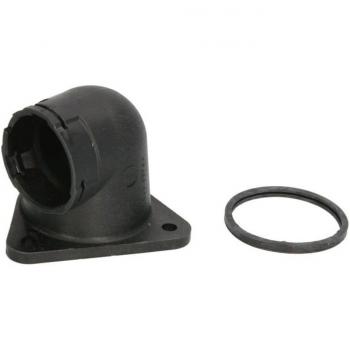 Brida de refrigerante TOPRAN 722 782, plástico, cabeza cilíndrica, lado de engranaje sin termostato, compatible con PEUGEOT: 406 Coupé, 306 Hatchback, Berlina