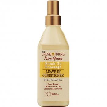 Creme of Nature - Acondicionador anti roturas sin aclarado Pure Honey Break Up Leave In 236.5 ml