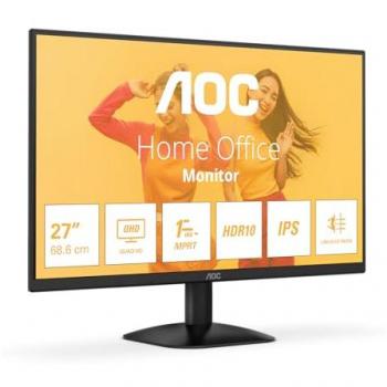 Monitor AOC Q27B35E 27 IPS Quad HD 2560x1440, 75Hz, HDR10, Bajo Azul