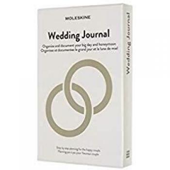 Moleskine - Wedding Journal, Theme Notebook - Hardcover Notebook for Planning and Organising your Wedding Calendar - Large Size 13 x 21 cm - 400 Pages