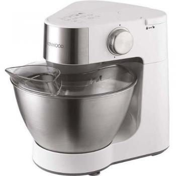 Kenwood Electrodomésticos Prospero KM242 Robot de Cocina, Velocidad Variable, 3 Herramientas de Mezclado y Amasado, Paquete de Accesorios, 900 W, Acero Inoxidable, Plata y Blanco