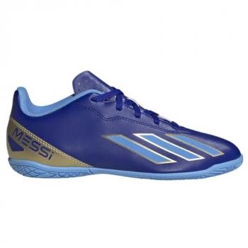 Adidas X Crazyfast Club Botas de Fútbol Sala para Niños (Tamaño 36) - Zapatillas de Fútbol Sala Indoor, Color Lucid Blue/Blue Burst/FTWR White