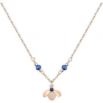 Colgante Morellato Maia Mujer de Acero, Cristales, Esmalte y IP Oro Rosa
