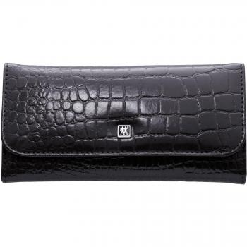 Estuche de Manicura ZWILLING Classic Inox, 5 Piezas, Cuero Negro, Incluye Cortauñas