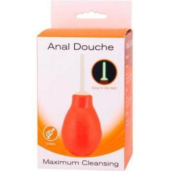 Seven Creations Enema Bulb Anal Cleanser Orange 1pc