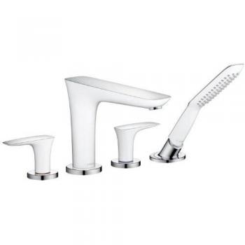 Hansgrohe - PuraVida grifería 4 agujeros borde bañera bl/cr