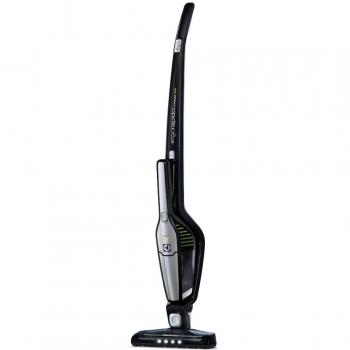 Electrolux Aspirador Escoba ErgoRápido 2 en 1 con batería de Litio TurboPower, 79 Decibelios, 2 Velocidades, Negro ébano y Verde