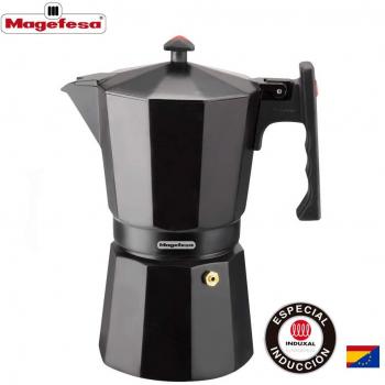 MAGEFESA Colombia – La cafetera MAGEFESA Colombia está Fabricada en Aluminio Extra Grueso. Pomo y Mangos ergonómicos de bakelita Toque Frio.