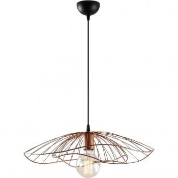 Lámpara colgante Opviq Tel 6501 Ø50 cm cobre metálico