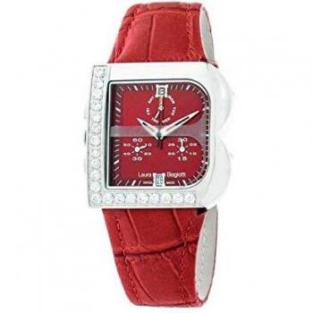 Laura Biagiotti Women's Quartz Watch LB0002L-05Z-2 (35 mm) Red Leather Band
