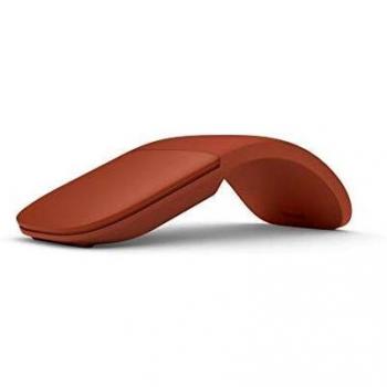 Ratón Microsoft Surface Arc Bluetooth 1000 DPI Óptico Rojo Ambidextro