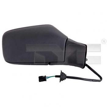 Espejo retrovisor izquierdo TYC 338-0008 con características de diseño específico para el lado del conductor, fabricado por dapa GmbH & Co. KG, incluye cristal claro y ajuste manual