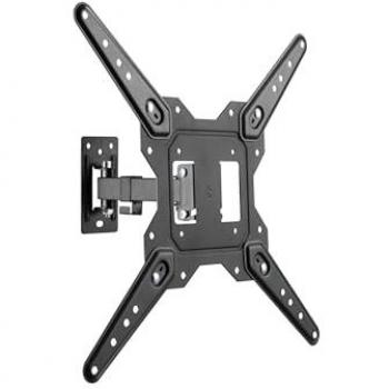 Soporte de Pared Orientable Equip para TV de 23-55, Inclinable y Giratorio, Capacidad hasta 30kg, VESA 400x400