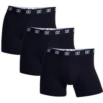 CR7 CRISTIANO RONALDO 3 Pack Basic Trunk - Ropa interior deportiva, color multicolor, talla S