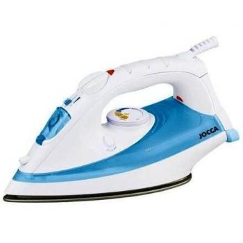 Jocca 6516D Plancha vapor, 2000 W, color blanco y azul, Aluminio