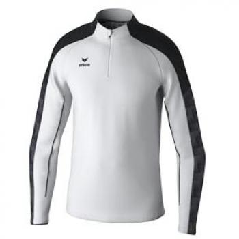 Erima Evo Star Junior Half Zip Training Sweatshirt White/Black 116 cm
