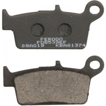 Pastillas de freno para motocicleta FERODO FDB539EF, Juego pastillas de freno, Racing, SinterGrip, Road EF MID-METALLIC, Race Pads