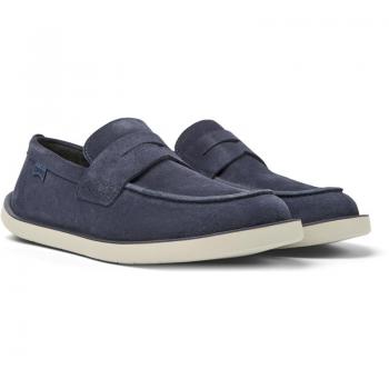 CAMPER Wagon Casual Suede Sneakers for Men - Blue, Size 39 (EU), Size 6.5 (US)