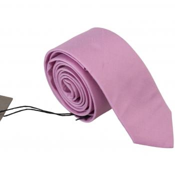 Daniele Alessandrini Pink Classic Necktie Accessory Silk Tie