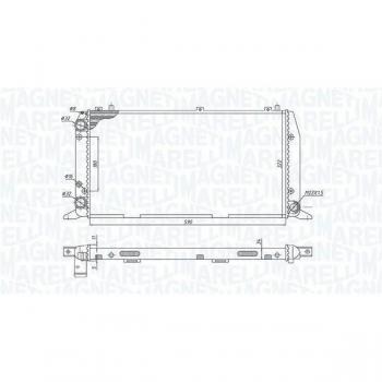 Radiador de refrigeración del motor MAGNETI MARELLI 350213188700