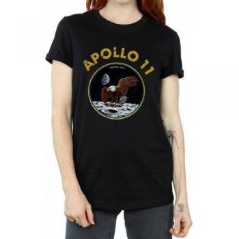 Camiseta Clásica de Algodón para Mujer Apollo 11 XXL Blanca