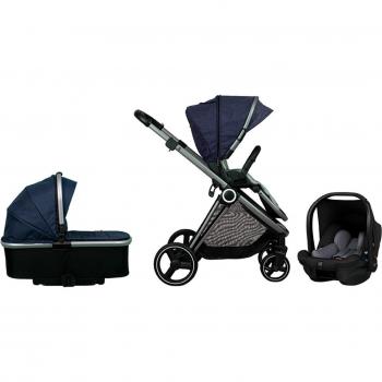 Carro de bebé trío Casualplay Match 3 Space + Capazo + Silla de coche Verai i-Size
