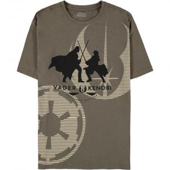 Camiseta Star Wars Darth Vader vs Obi-Wan Kenobi