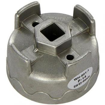 Cazoleta para Filtros de Aceite Draper 63-64 mm, 14 Caras, Compatible con Toyota