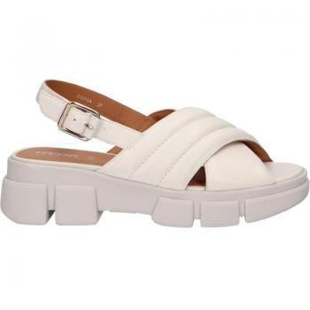 Sandalias de Mujer GEOX D35PSA 00085 D LISBONA C1002 OFF WHITE, características: diseño elegante, color off white, suela transpirable, comodidad durante todo el día