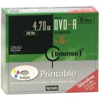 Intenso DVD-R 4.7GB, Printable, 16x - DVD+RW vírgenes