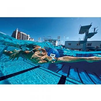 Arena Logo Moulded Silicone Bathing Cap - White - Unisex Size
