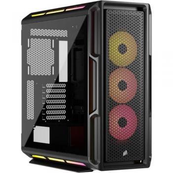 Corsair iCUE LINK 5000T LX RGB - Caja Mid-Tower ATX con Ventiladores y Tiras de Luz Aurora RGB, Cristal Templado, Compatible E-ATX, Mini-ITX, ATX
