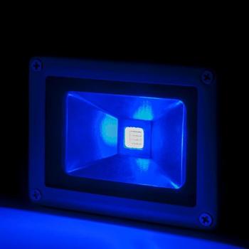 Foco Proyector LED 10W 850Lm IP65 Brico Azul 40.000H