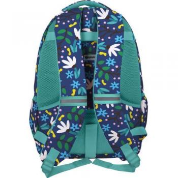 Mochila Escolar Juvenil Roomy EC24 Blue Garden Elena Corredoira 24