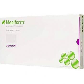 Mepiform Silicone Scar Reduction Dressings 10x18 cm, 5 Units