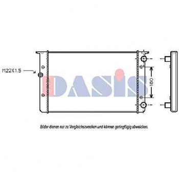 AKS Dasis 041230N Radiador, refrigeración del motor