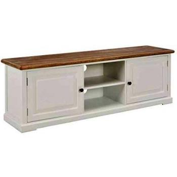 SengentoStyle Tv-meubel 120x30x40 cm hout wit