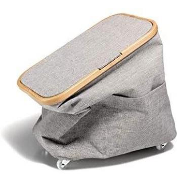 Prym Caja de Lona y Multi Plegable, Color Gris bambú, Algodón, Grau, 38 x 26 x 37 cm