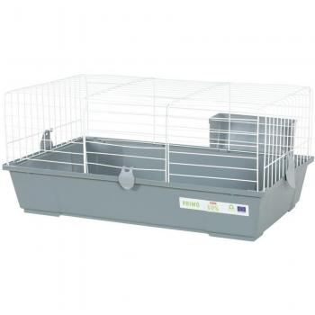 Jaula para roedores Zolux Primo 80 cm - Blanco y Gris